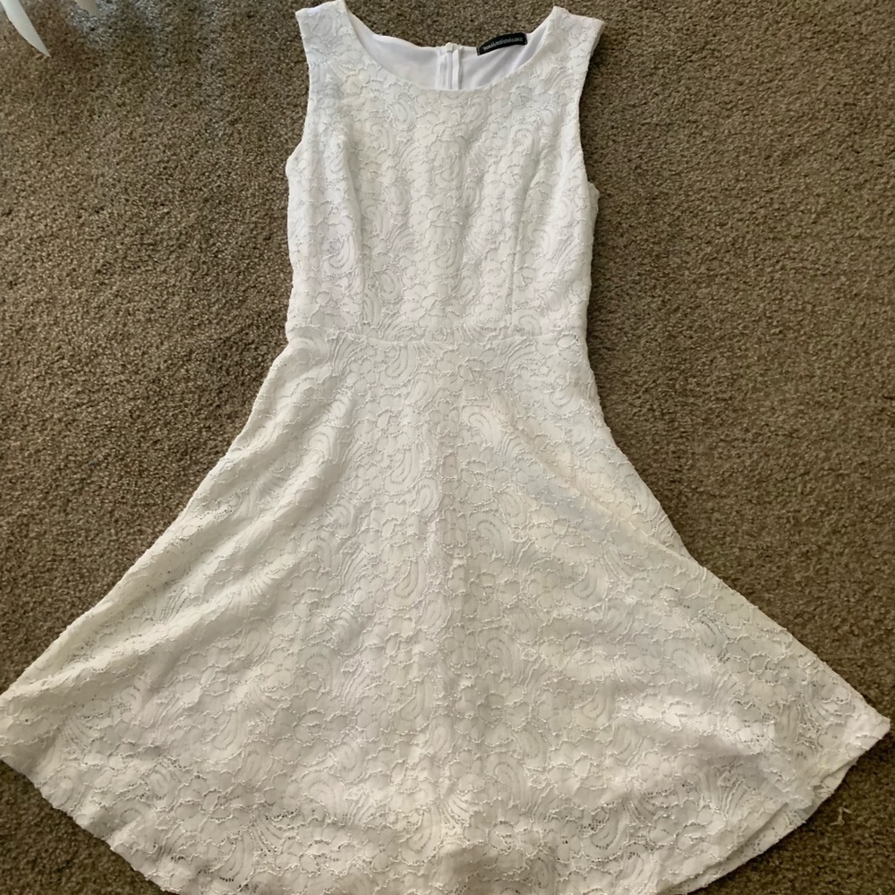 White lace dress